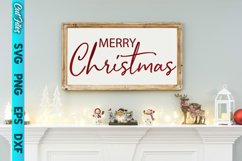 Merry Christmas SVG Cut File Product Image 1