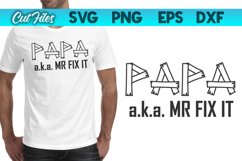 Papa aka Mr Fix It SVG Cut File Product Image 1