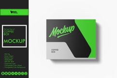Flat Lay of Coffee Box Mockup Product Image 1