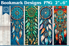 Dream Catcher Printable Bookmark 4 PNG Product Image 1