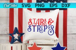 Stars and Stripes SVG Cut File | Patriotic SVG Cut File Product Image 1