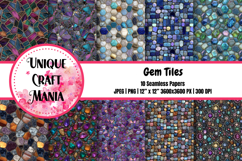 Gem Tiles Seamless Pattern Product Image 1
