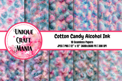 Cotton Candy Alcohol Ink Seamless Pattern Product Image 1
