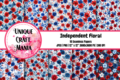 Independent Floral Seamless Pattern Product Image 1