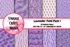 Lavender Field Seamless Pattern Product Image 1