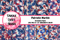 Patriotic Marble Seamless Pattern Product Image 1