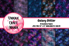 Galaxy Glitter Seamless Pattern Product Image 1