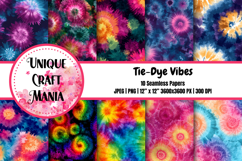 Tie-Dye Vibes Seamless Pattern Product Image 1