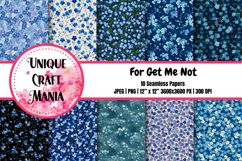 For Get Me Nots Seamless Pattern Product Image 1