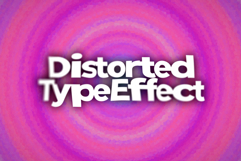 Distorted Text Effect Template Product Image 1