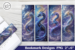 Dragon Printable Bookmark 4 PNG Product Image 1