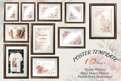 Whimsy Flower Doodles Handcrafted Designs Product Image 1