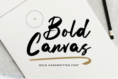 Bold Canvas - Handwritten Script Font Product Image 1