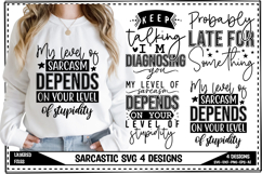 Funny Sarcastic Svg, Sarcasm Svg Product Image 1