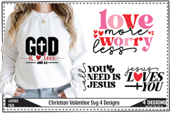 Christian Svg, Faith Svg, Jesus Svg, Valentine Shirt Svg Product Image 1