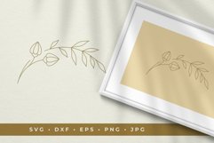 Minimalist branch with leaves Product Image 1