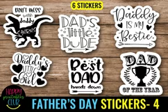 Father's Day Stickers I Printable Dad Stickers Product Image 1