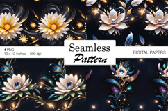 Spring digital papers. Flower Seamless pattern Product Image 1