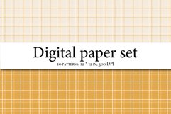 Earth Tone Plaid Digital Paper Pack - Digital Tartan Plaid Product Image 6