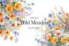 Watercolor Soft Pink Flowers Bouquets - Watercolor Floral Product Image 1