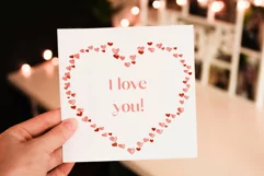 Watercolor Valentine, Valentine clipart, Heart clipart Product Image 2