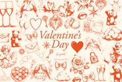 Valentine's Day Clipart - Heart Clip Art Valentine PNG Product Image 1
