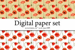 Wildflowers Aesthetics Digital Paper, Meadow Flowers Product Image 7
