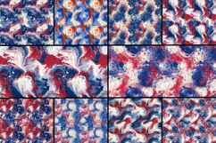 Patriotic Marble Seamless Pattern Product Image 2