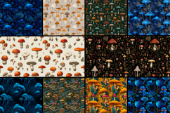 Mushroom Forest Seamless Pattern Product Image 2