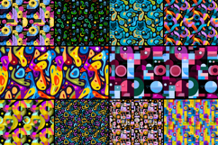 Abstract Funk Seamless Pattern Product Image 2