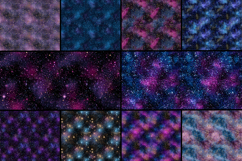 Galaxy Glitter Seamless Pattern Product Image 2