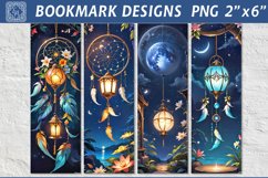 Lantern Printable Bookmark 4 PNG Product Image 1