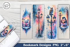 Valentines Printable Bookmark 4 PNG Product Image 1