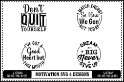Motivation Svg 4 Designs Product Image 1