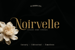 Noirvelle - Modern Serif Typeface Product Image 1