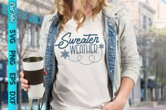Sweater Weather SVG Cut File Product Image 1