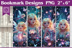 Fairy Printable Bookmark 4 PNG Product Image 1