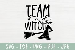 Team Bad Witch - Halloween Witch SVG Product Image 2
