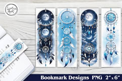 Christmas Dreamcatcher Printable Bookmark 4 PNG Product Image 1