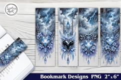 Heart Dream Printable Bookmark 4 PNG Product Image 1
