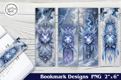 Heart Dream Printable Bookmark 4 PNG Product Image 1