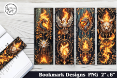 Dragon Printable Bookmark 4 PNG Product Image 1