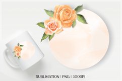 Floral background: Roses sublimation, Flower sublimation. Product Image 1