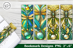 Dragonfly Printable Bookmark 4 PNG Product Image 1