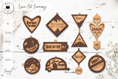 Sarcastic &amp; Funny Layered Earrings | Laser Cut Jewelry Product Image 1