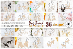 Dog Earrings Laser Cut Big Bundle | Laser Cut Earring Bundle Product Image 1