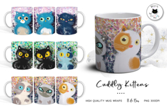 Cute Cuddly Kittens | Cat Mug Wrap Designs Product Image 1