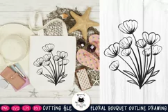 Tulip flower SVG File | Floral Clipart Product Image 1