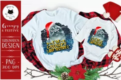 Funny Pug Christmas Sublimation Design | Dog PNG Design Product Image 1