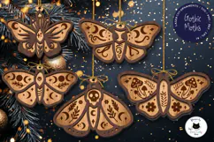 Gothic Christmas Ornaments Laser Cut SVG Product Image 1